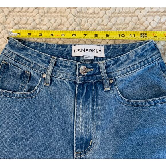 LF Markey Big Boy Barrel Jeans Slouchy Mid-Rise Mom Y2K Wide Leg Retro Pants 26 - Picture 3 of 7